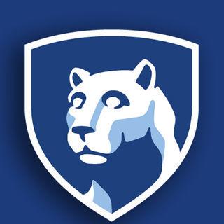 宾夕法尼亚州立大学的盾牌，中间是尼塔尼狮子的头像